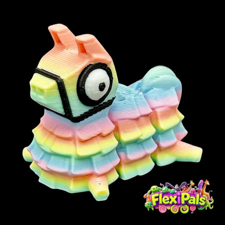 Piñata – 3D Printed Articulating Mini Figures – Flexible Poseable Collectible Toys – Customizable FlexiPal Minis for Display, Play, or Desk Decor – Creative Fidget Toys for Kids and Collectors