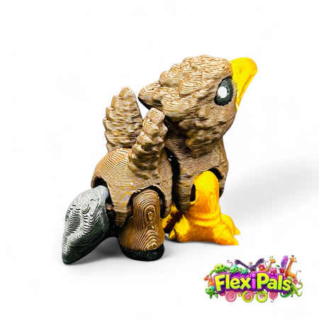 Hippogriff – 3D Printed Articulating Mini Figures – Flexible Poseable Collectible Toys – Customizable FlexiPal Minis for Display, Play, or Desk Decor – Creative Fidget Toys for Kids and Collectors - FlexiPals