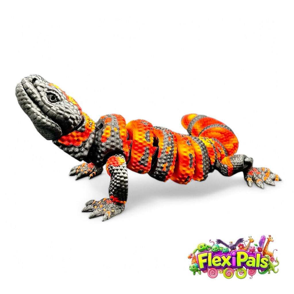 Flexi Gila Monster | 3D Printed Articulating Gila Monster Toy | Lizard Gift | Fidget Toy | Desk Toy | Sensory Toy | Lizard Toy | Raki-Box | Boxskull | RakiBox