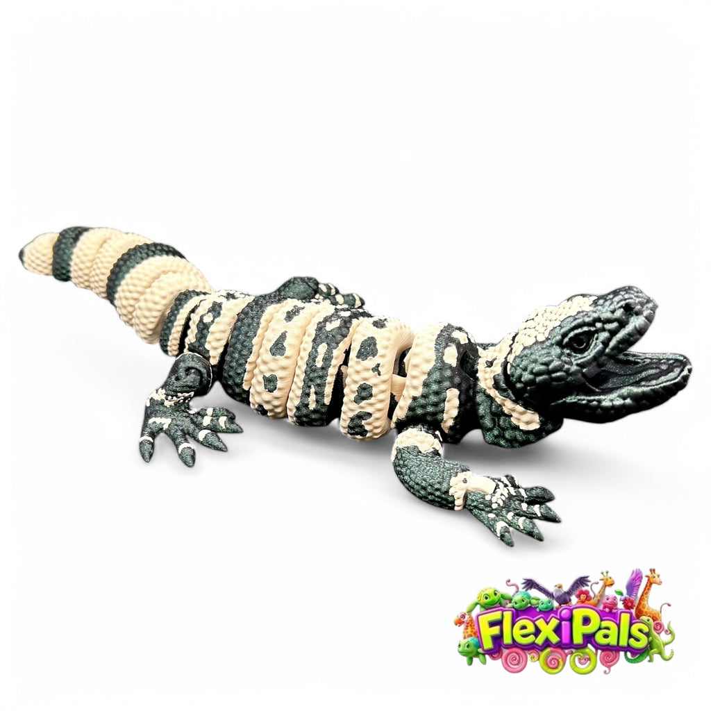 Flexi Gila Monster | 3D Printed Articulating Gila Monster Toy | Lizard Gift | Fidget Toy | Desk Toy | Sensory Toy | Lizard Toy | Raki-Box | Boxskull | RakiBox