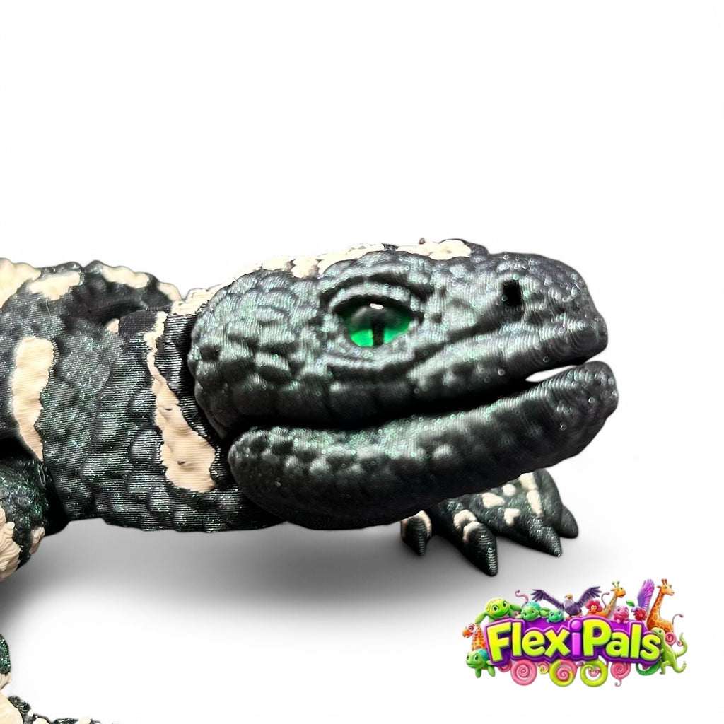 Flexi Gila Monster | 3D Printed Articulating Gila Monster Toy | Lizard Gift | Fidget Toy | Desk Toy | Sensory Toy | Lizard Toy | Raki-Box | Boxskull | RakiBox