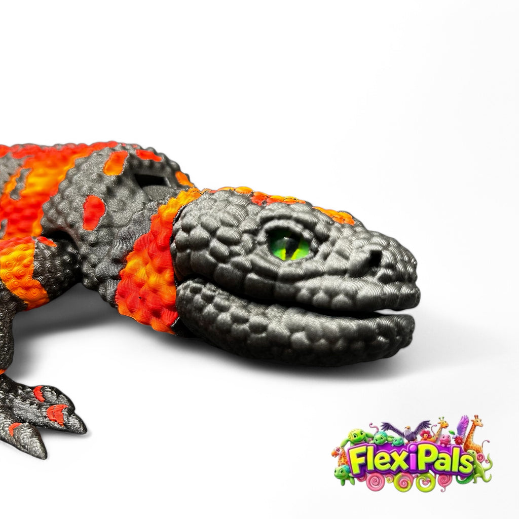 Flexi Gila Monster | 3D Printed Articulating Gila Monster Toy | Lizard Gift | Fidget Toy | Desk Toy | Sensory Toy | Lizard Toy | Raki-Box | Boxskull | RakiBox