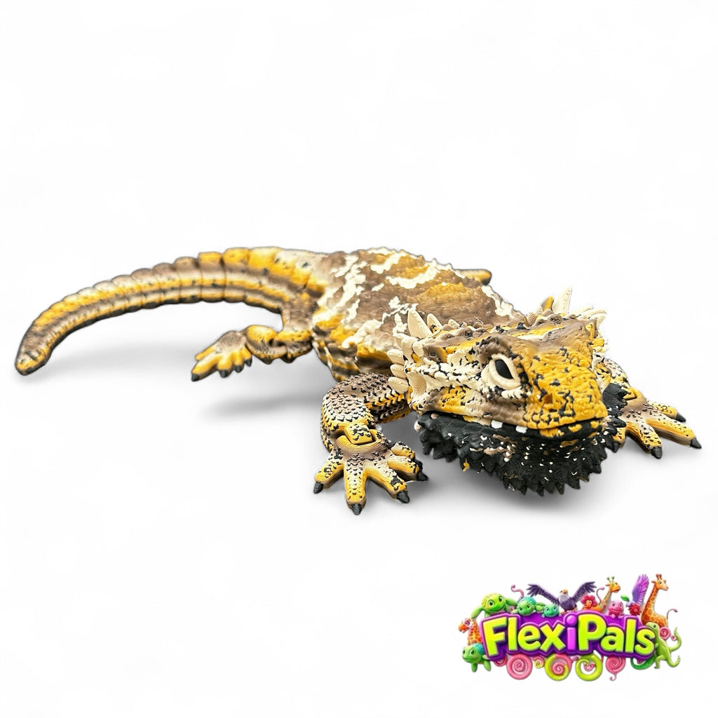 Bearded Dragon 3D-Printed Model – Lifelike Bearded Dragon figurine with detailed textures and vibrant colors, perfect for reptile lovers and collectors.